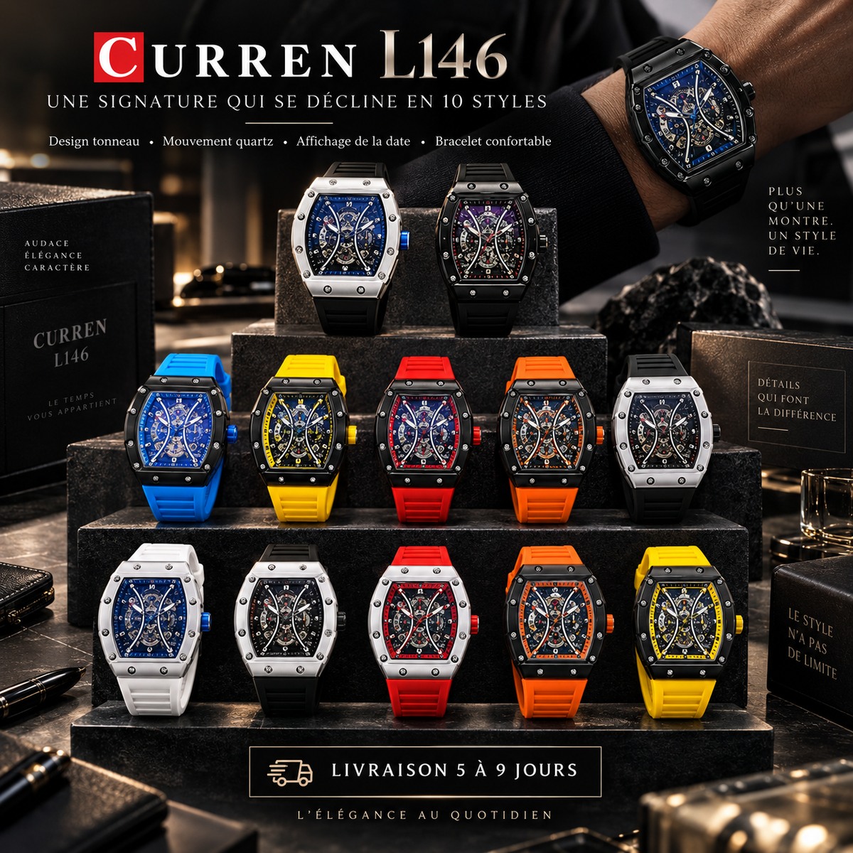 CURREN L146 — Montre Homme Signature | Design & Caractère