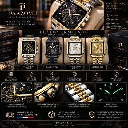 Montres Homme Signature — Élégance Précision et style unique.
