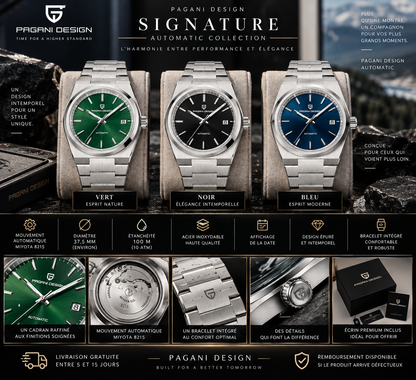 MONTRE PAGANI DESIGN Signature — Montre Homme Automatique Miyota 8215